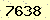 請輸入此驗證碼 : 7638