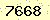 請輸入此驗證碼 : 7668