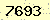 請輸入此驗證碼 : 7693