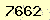 請輸入此驗證碼 : 7662