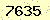 請輸入此驗證碼 : 7635