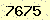 請輸入此驗證碼 : 7675