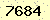 請輸入此驗證碼 : 7684