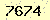 請輸入此驗證碼 : 7674