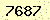 請輸入此驗證碼 : 7687