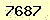 請輸入此驗證碼 : 7687