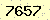 請輸入此驗證碼 : 7657