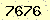請輸入此驗證碼 : 7676