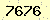 請輸入此驗證碼 : 7676