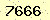 請輸入此驗證碼 : 7666