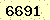 請輸入此驗證碼 : 6691