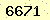 請輸入此驗證碼 : 6671
