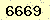 請輸入此驗證碼 : 6669