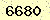 請輸入此驗證碼 : 6680
