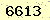 請輸入此驗證碼 : 6613