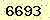 請輸入此驗證碼 : 6693