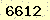 請輸入此驗證碼 : 6612