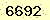 請輸入此驗證碼 : 6692