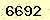 請輸入此驗證碼 : 6692