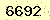請輸入此驗證碼 : 6692