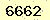 請輸入此驗證碼 : 6662