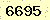 請輸入此驗證碼 : 6695