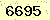 請輸入此驗證碼 : 6695