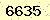 請輸入此驗證碼 : 6635