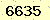 請輸入此驗證碼 : 6635