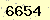 請輸入此驗證碼 : 6654