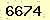 請輸入此驗證碼 : 6674