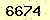 請輸入此驗證碼 : 6674