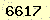請輸入此驗證碼 : 6617