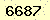 請輸入此驗證碼 : 6687