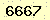 請輸入此驗證碼 : 6667
