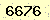 請輸入此驗證碼 : 6676