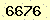 請輸入此驗證碼 : 6676
